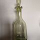 Carafe à alcool en verre soufflé bouche XIXème siècle