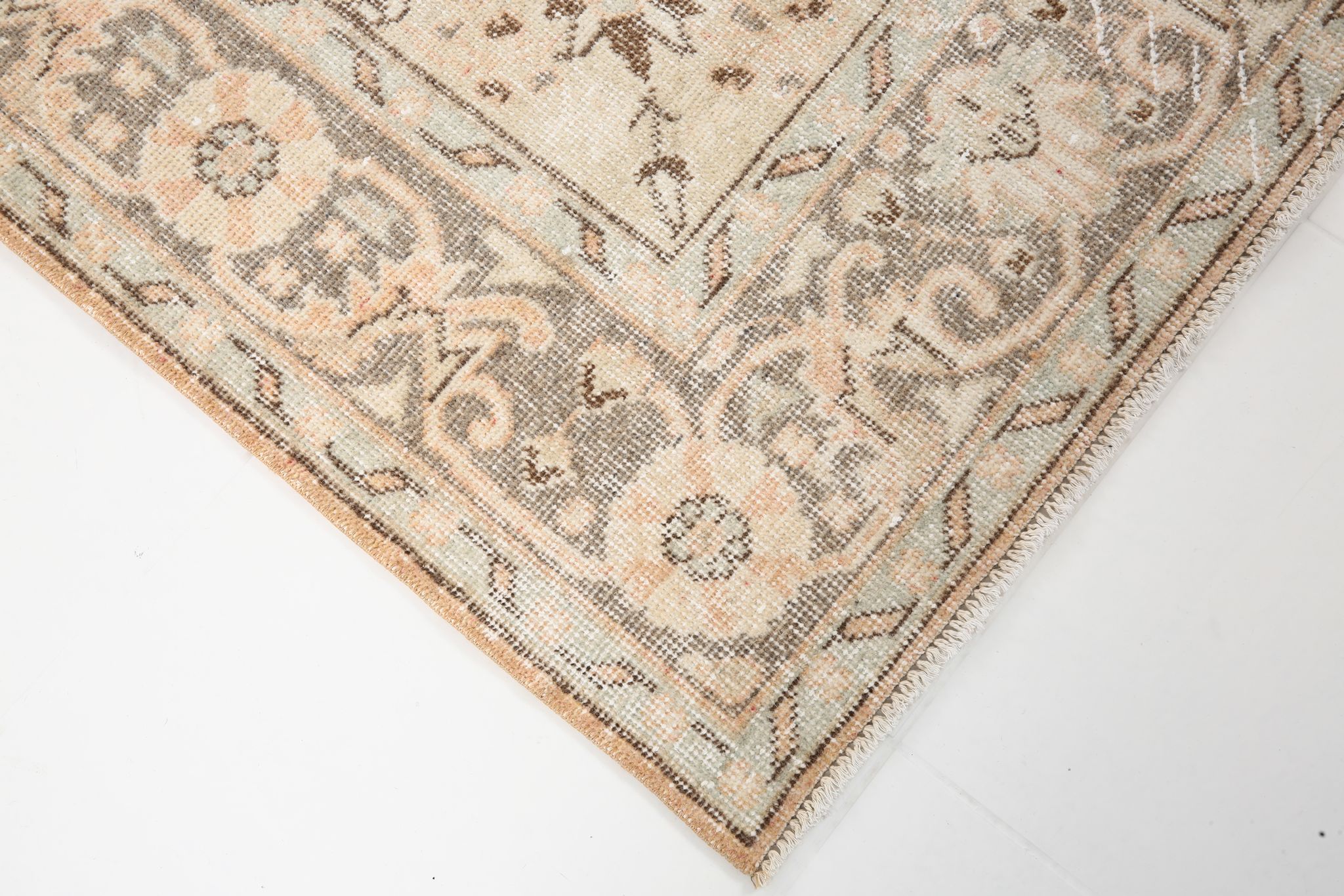 7x11 classic turkish vintage rug, vintage carpet rug 331x205cm