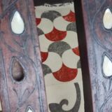 Antique folding oriental chair with mother-of-pearl inlays