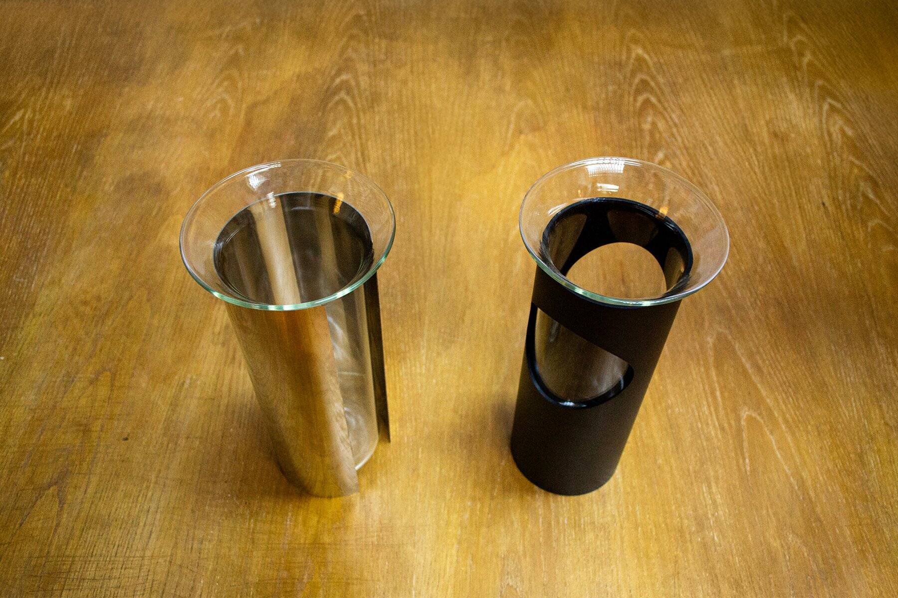 Vases from the Camicia series by Enzo Mari for Danese, 1961, set of 2.