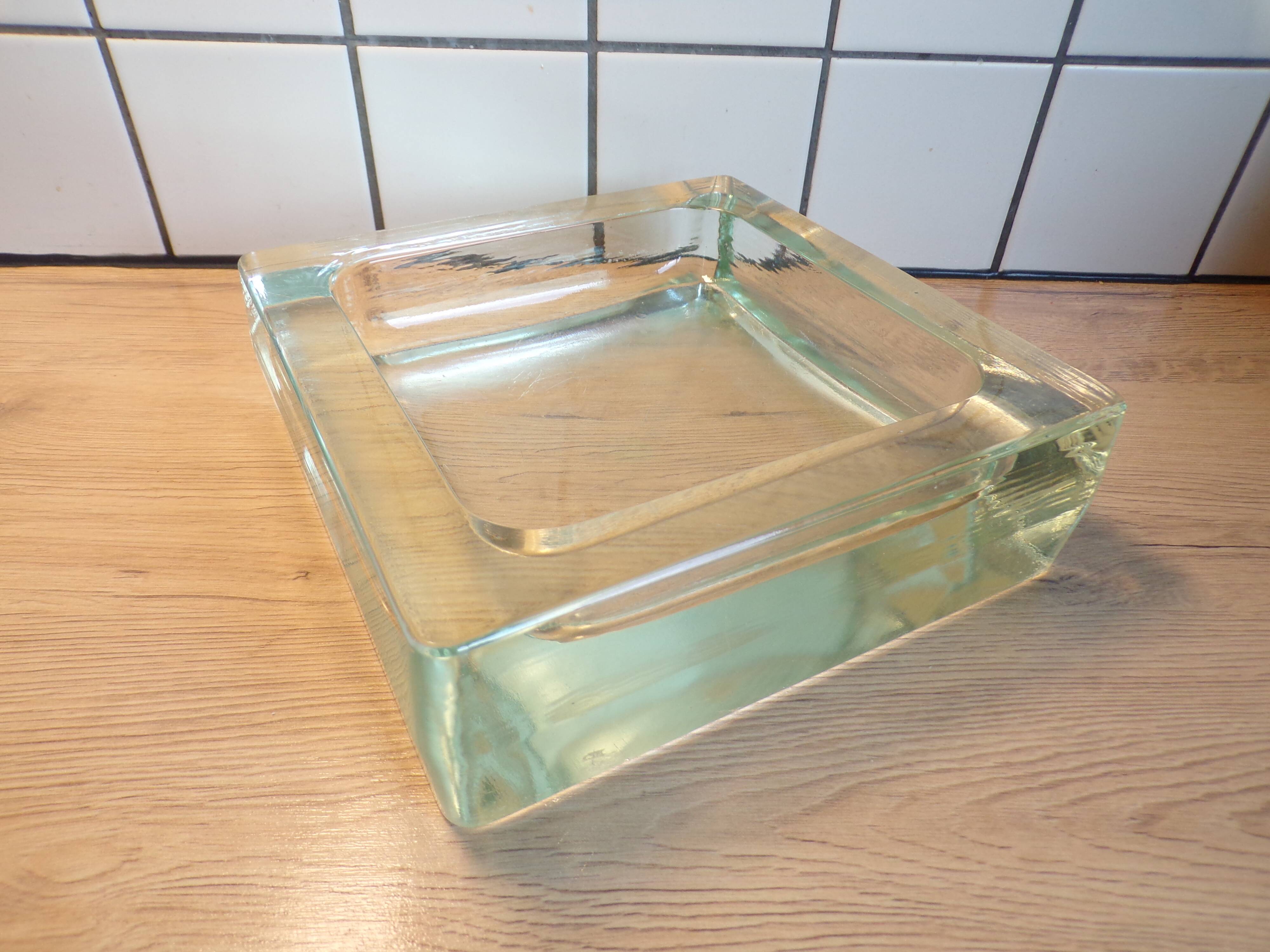 Empty pocket glass pad 20X20cm
