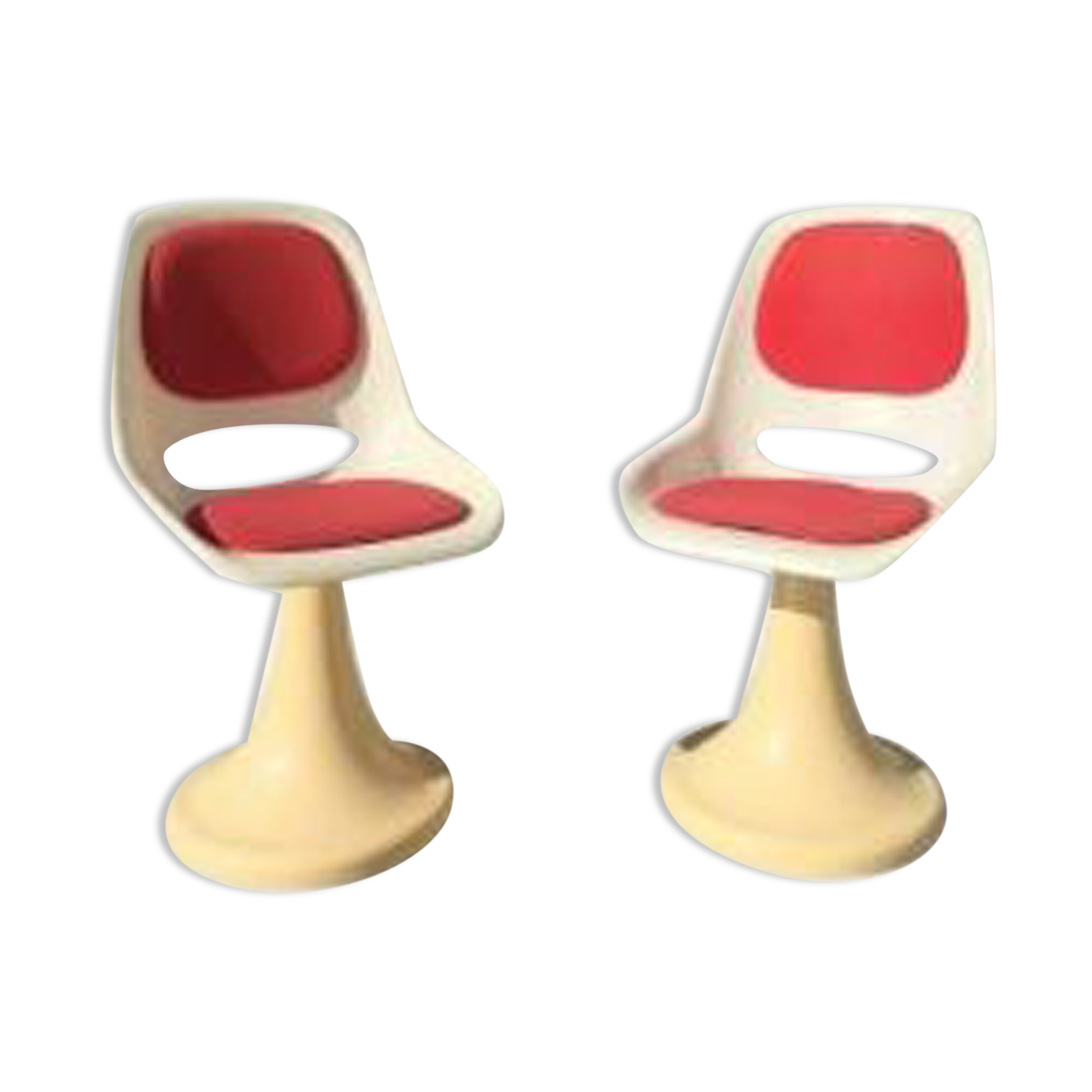Pair of vintage chairs 1960-1970 Friedrich Stuckenbroker
