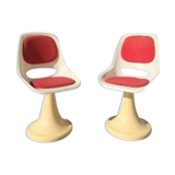 Pair of vintage chairs 1960-1970 Friedrich Stuckenbroker