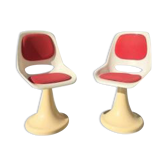Pair of vintage chairs 1960-1970 Friedrich Stuckenbroker