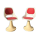 Pair of vintage chairs 1960-1970 Friedrich Stuckenbroker