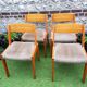 Chaises style scandinave 1970