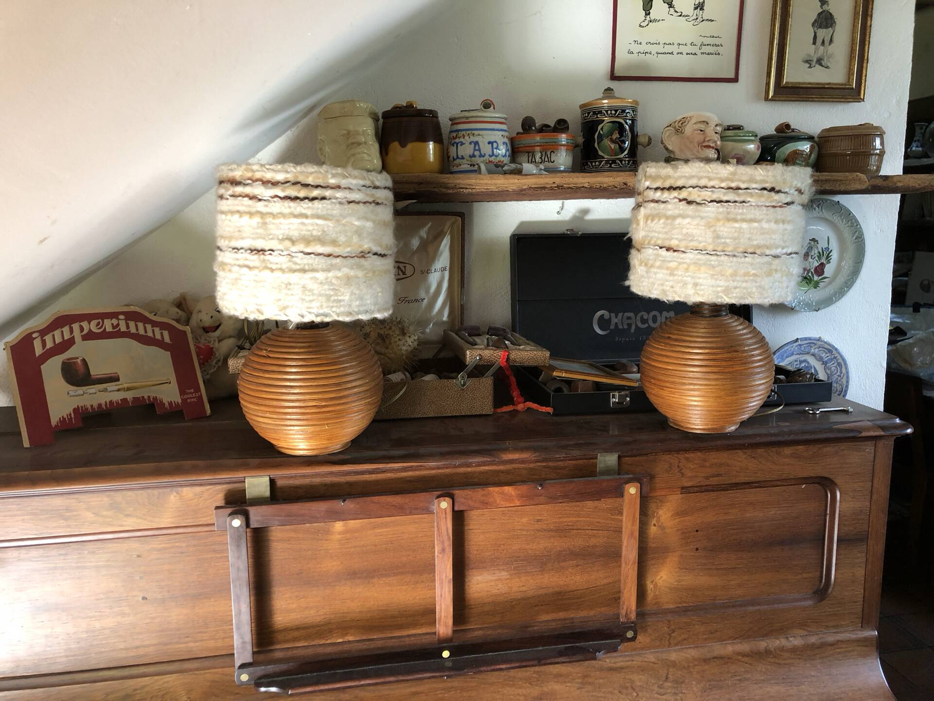 Table lamp pair