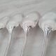 Large silver-plated metal spoon (silver hallmark) Louis XV style