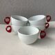 Guzzini porcelain breakfast cups