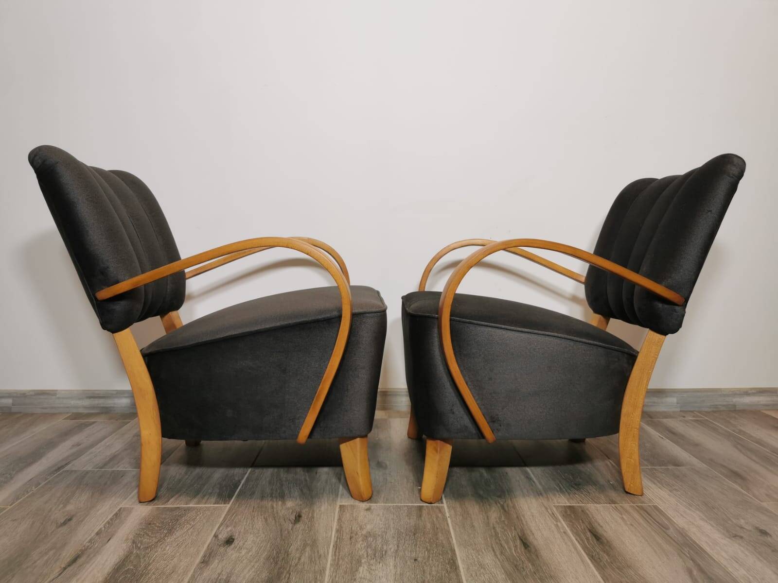 Armchairs by Jindřich Halabala, 1950s, Set of 2