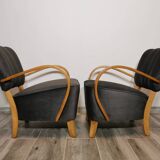 Armchairs by Jindřich Halabala, 1950s, Set of 2