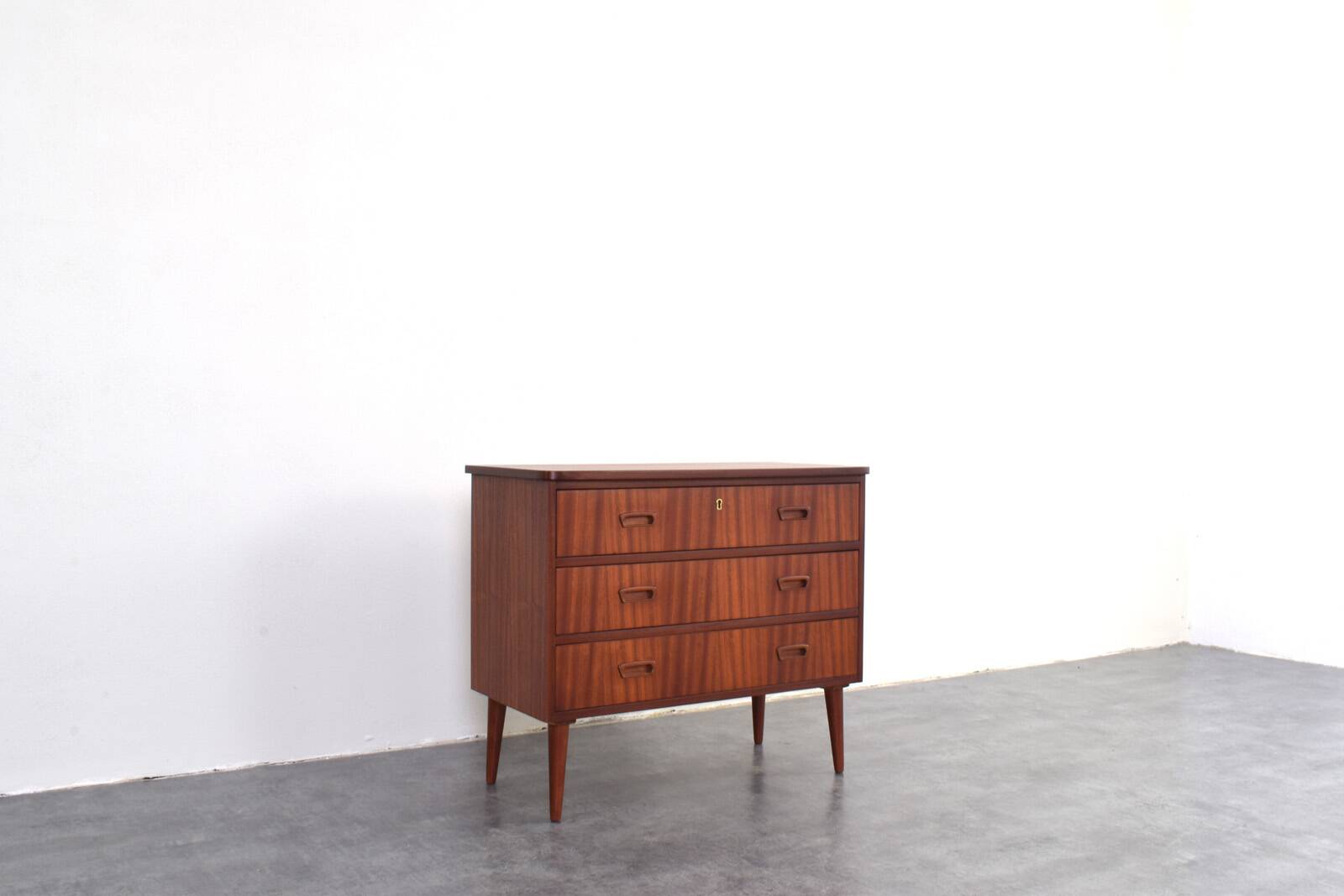 Mid-Century Danish Teak Chest of Drawers, 1960s.