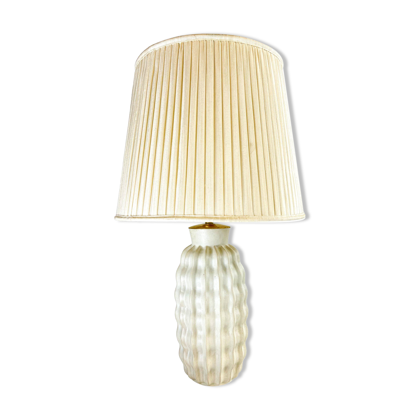 Lampe de table organique en céramique Art Déco par Upsala Ekeby, Suède