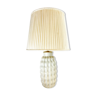 Organic table lamp in Art Deco ceramic by Upsala Ekeby, Sweden.