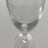 Lot of six glasses of champagne