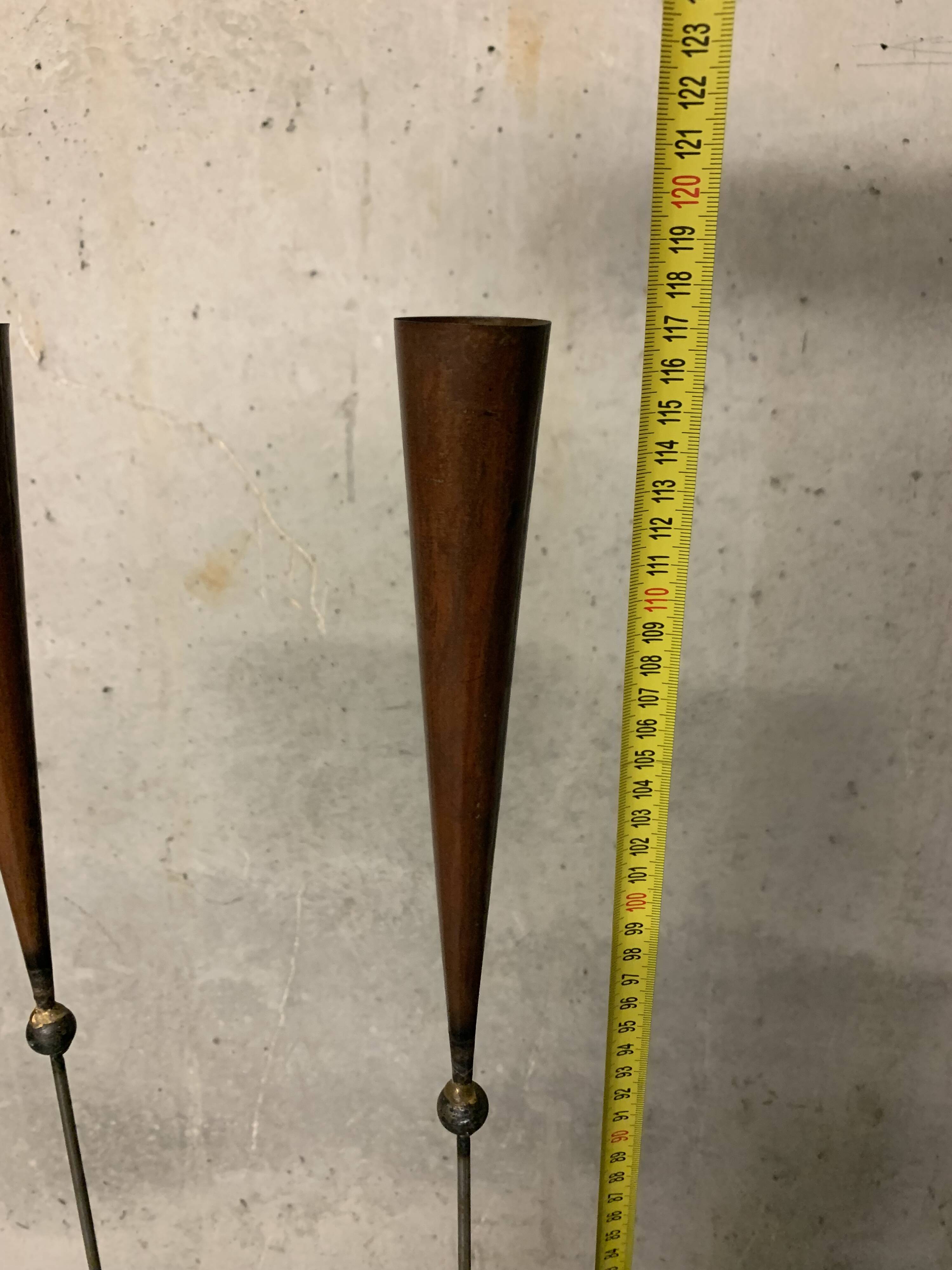 Pair of Scones Candle Holders by Pieter Spruyt, Holland