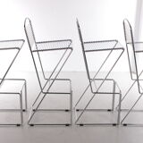 Set of 4 Bar Stools by Till Behrens by Schlubach, 1980