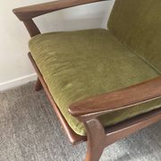 Pair of Scandinavian armchairs De Ster Gelderland in teak 60s