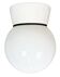 Vintage White Porcelain Ceiling Light, 1970s
