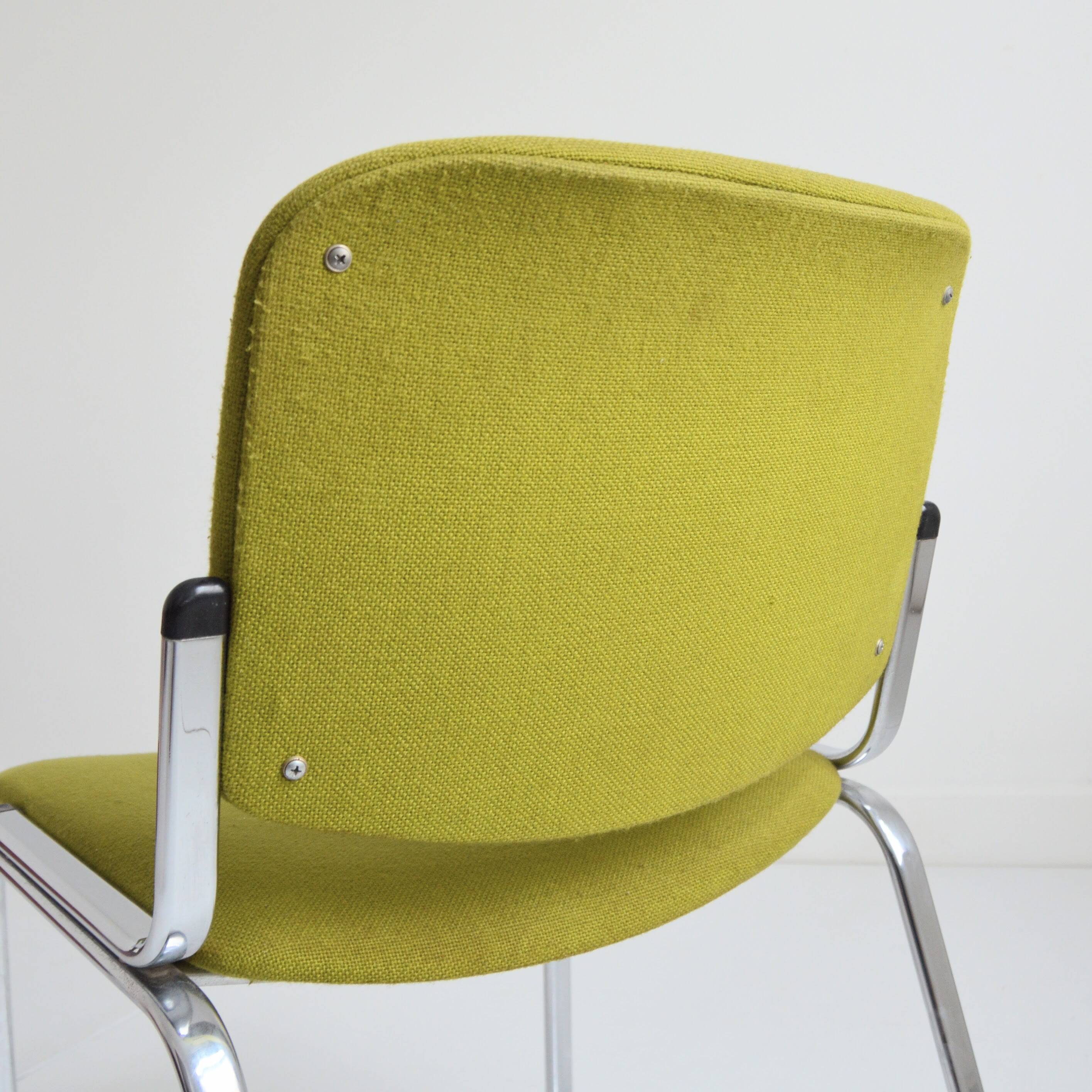 Chaise traineau / Chaise de bureau 1960 vintage