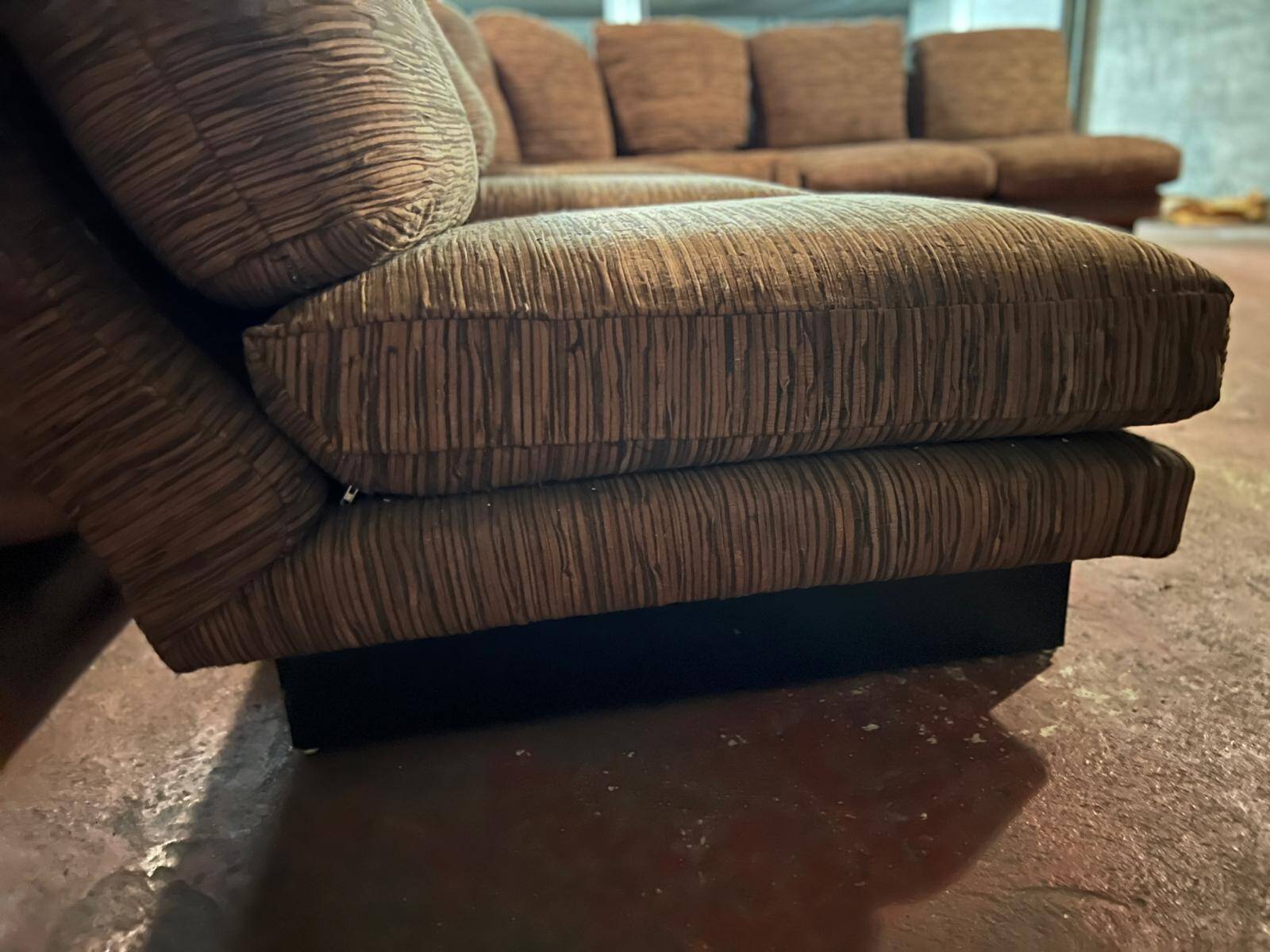 Modular 8-seater sofa by Willy Rizzo. Super C model