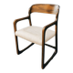 Fauteuil traîneau Baumann palissandre