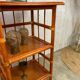 Rattan shelf