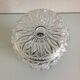 Glass ceiling light structured by RZB Leuchten, vintage 60/70s