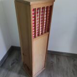 Vintage wood bread hutch