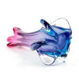 Vase en verre de Murano du milieu du siècle de Fratelli Toso, années 1950