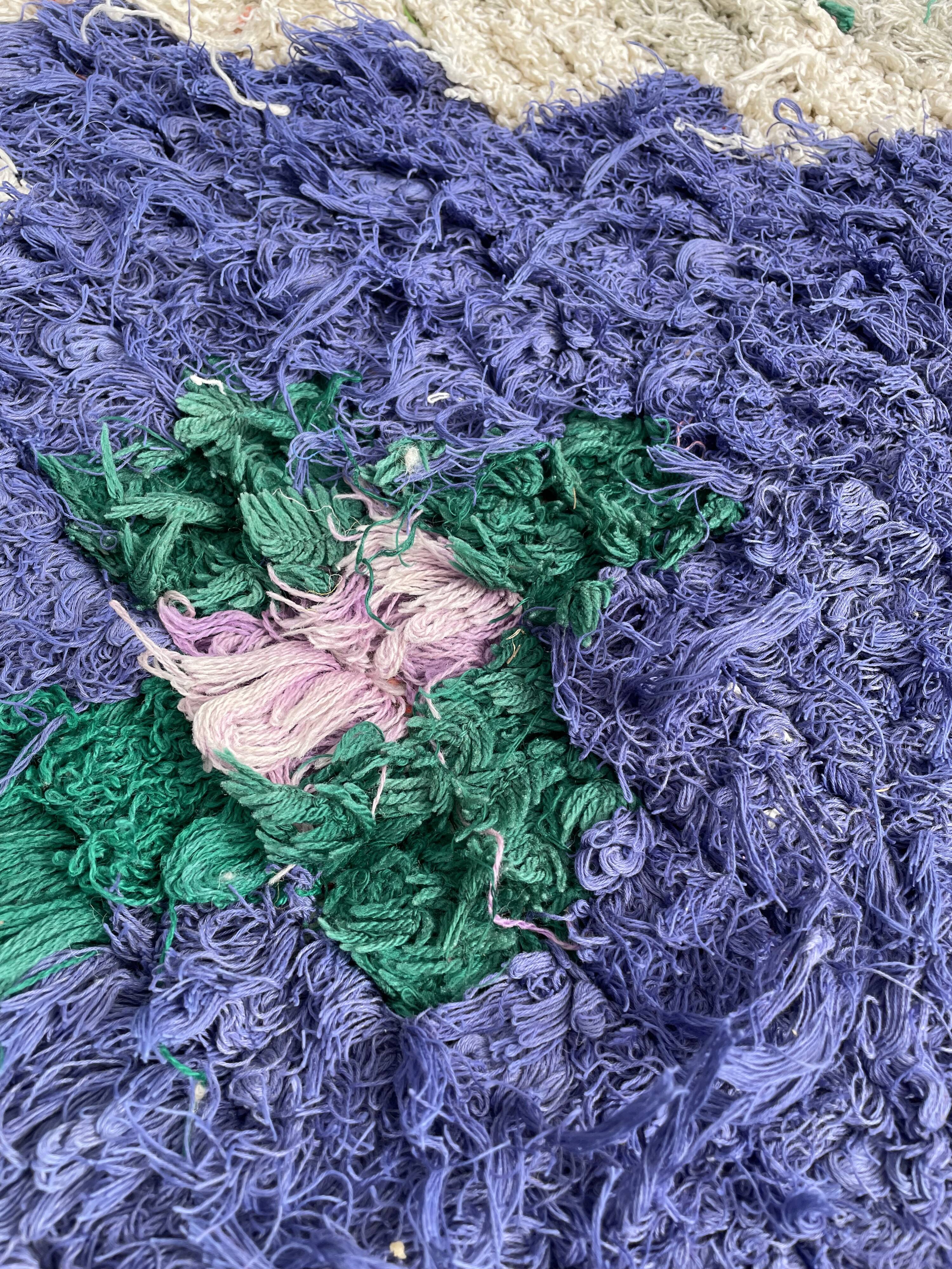 Carpet berbere boucherouite 145x230 cm