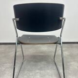 Mid-century modern dining chairs no. 614/3 by Klaus Franck for Wilkhahn