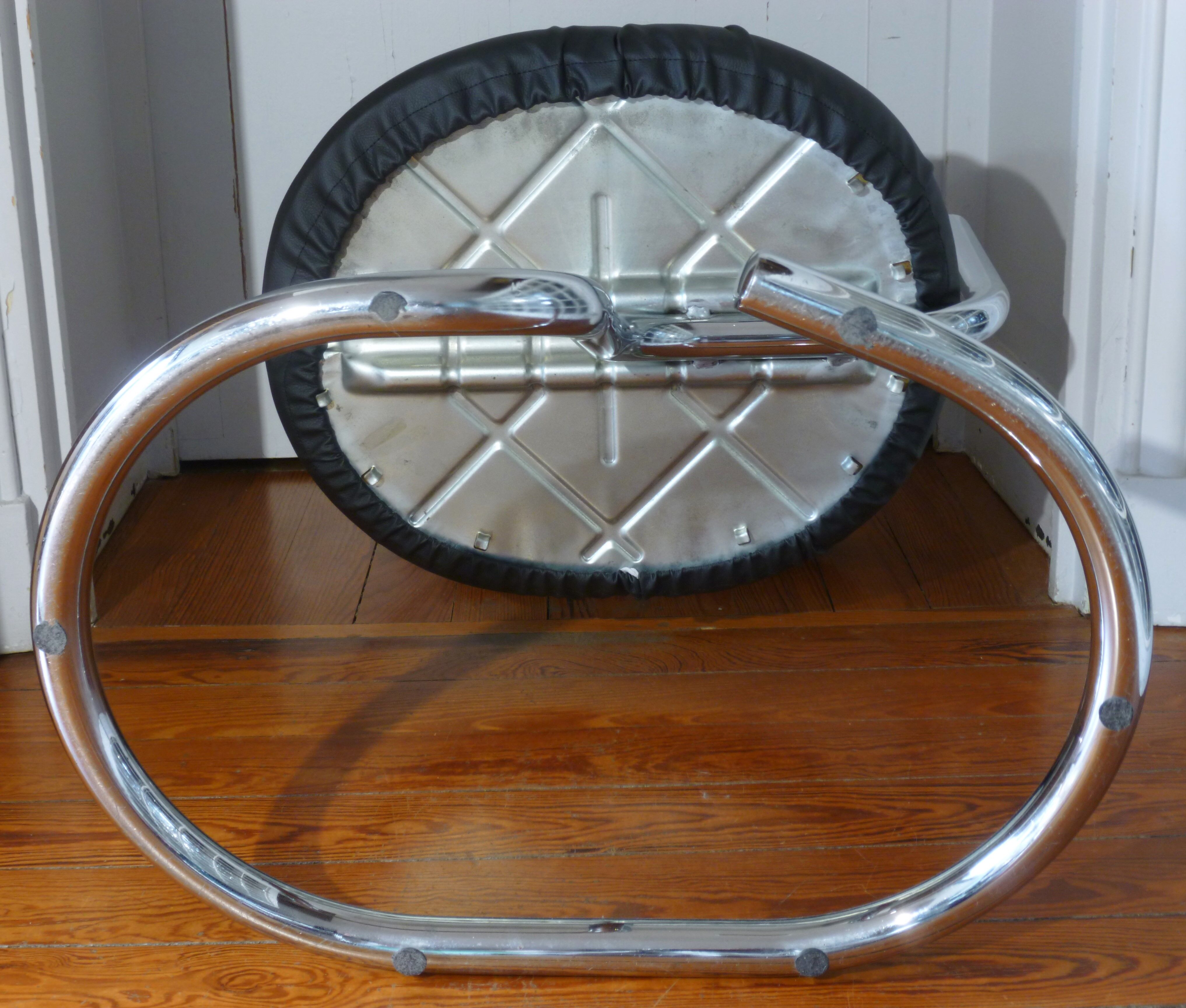 Chair by Giotto Stoppino, model "Cobra", 70s