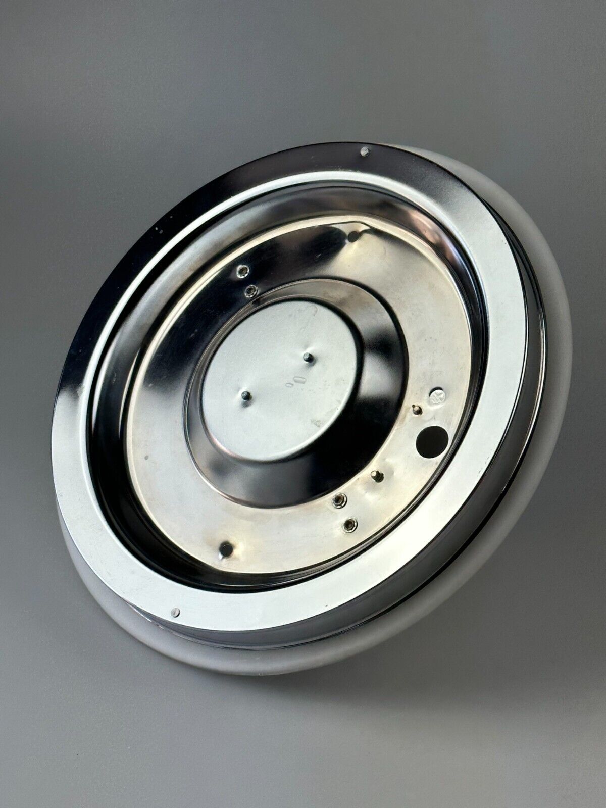 60s 70s ceiling lamp or wall lamp by Limburg Leuchten Germany glass chrome