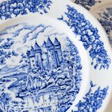 5 vintage collector's plates in pyroblan porcelain BP