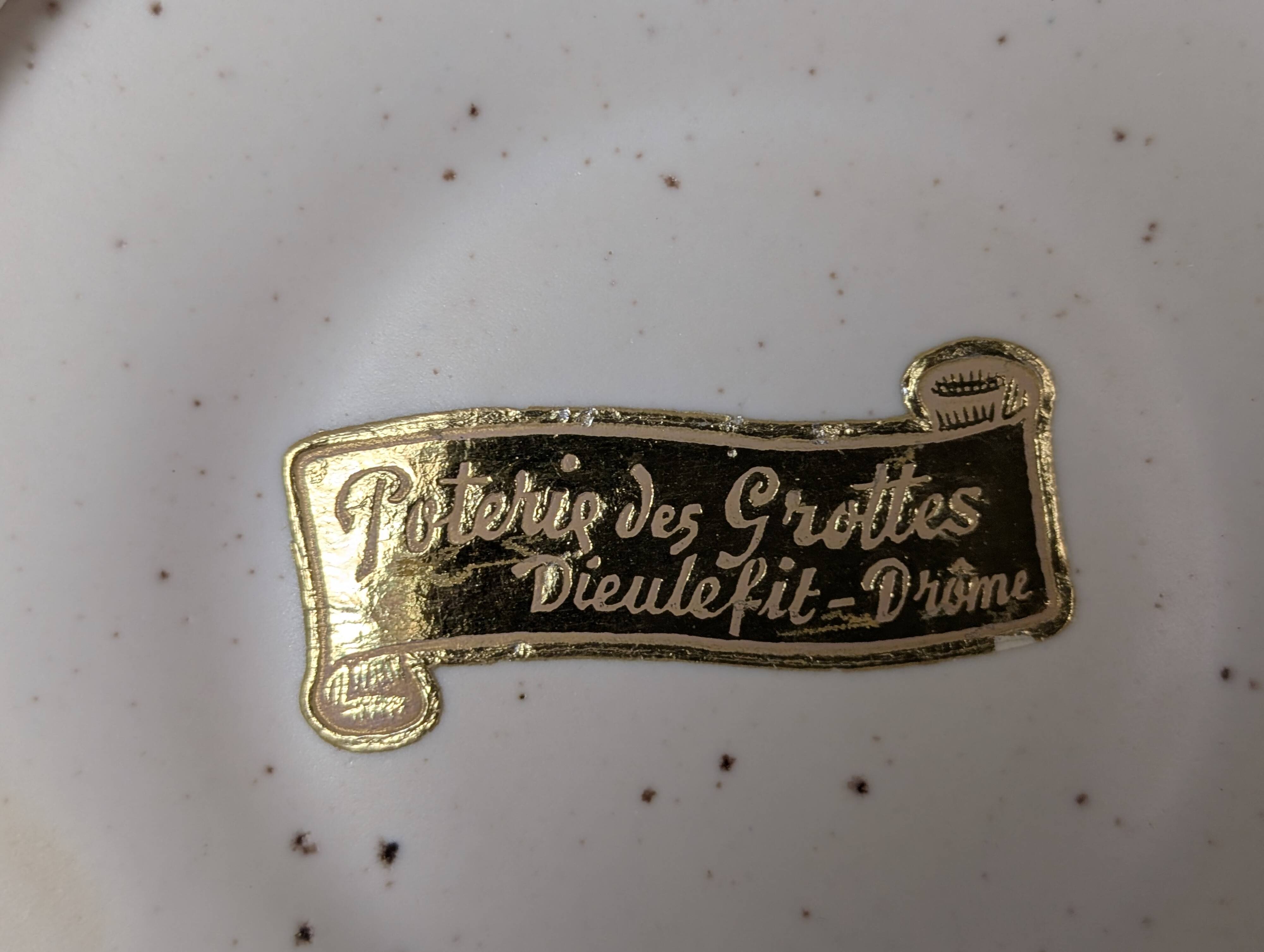 Dieulefit ceramic candle holder