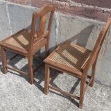 Set of 2 50s bistro chairs