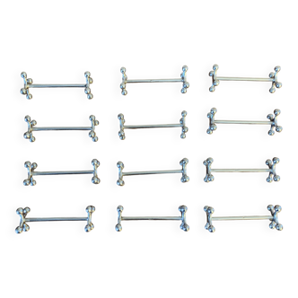 Silver-plated knife rest