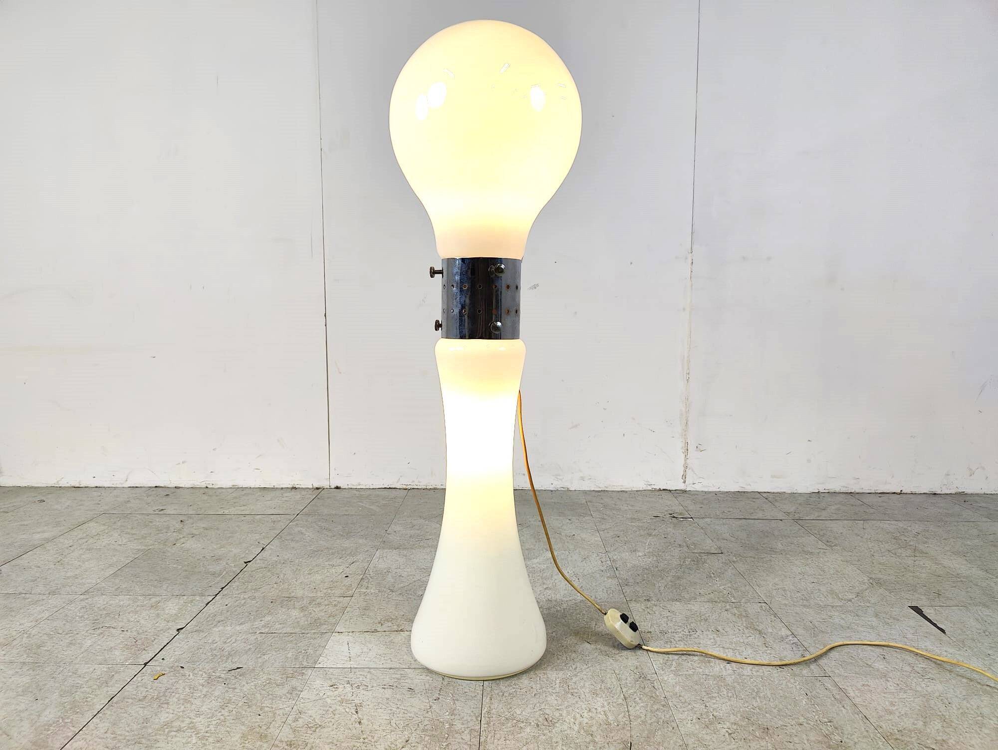 Birillo floor lamp by Carlo Nason for Mazzega, 1960s