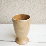Set of 4 vintage stoneware mazagrans Village CNP