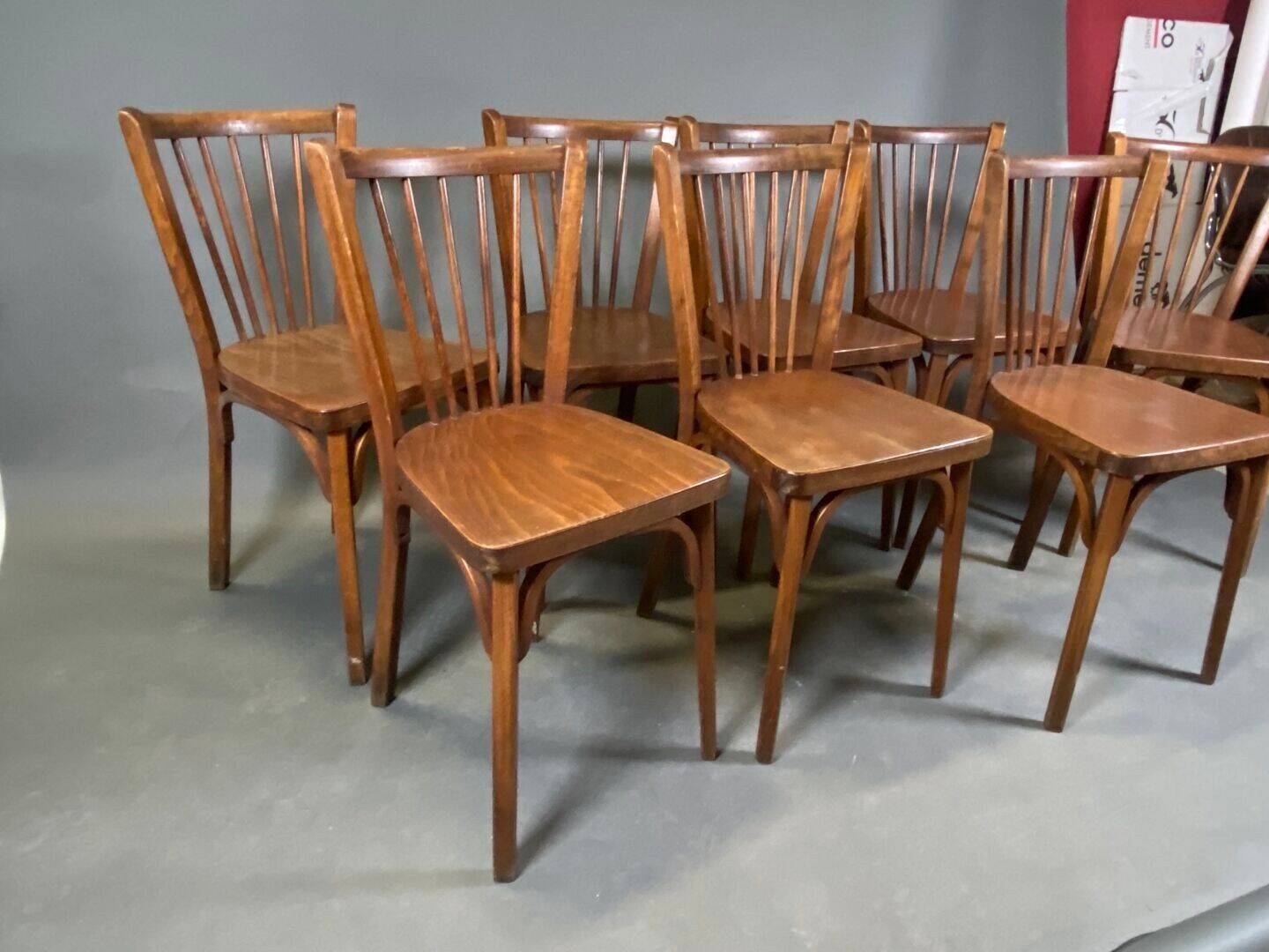 8 Baumann N12 chairs