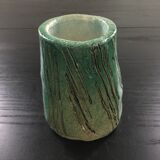 Japanese handcrafted vase signed