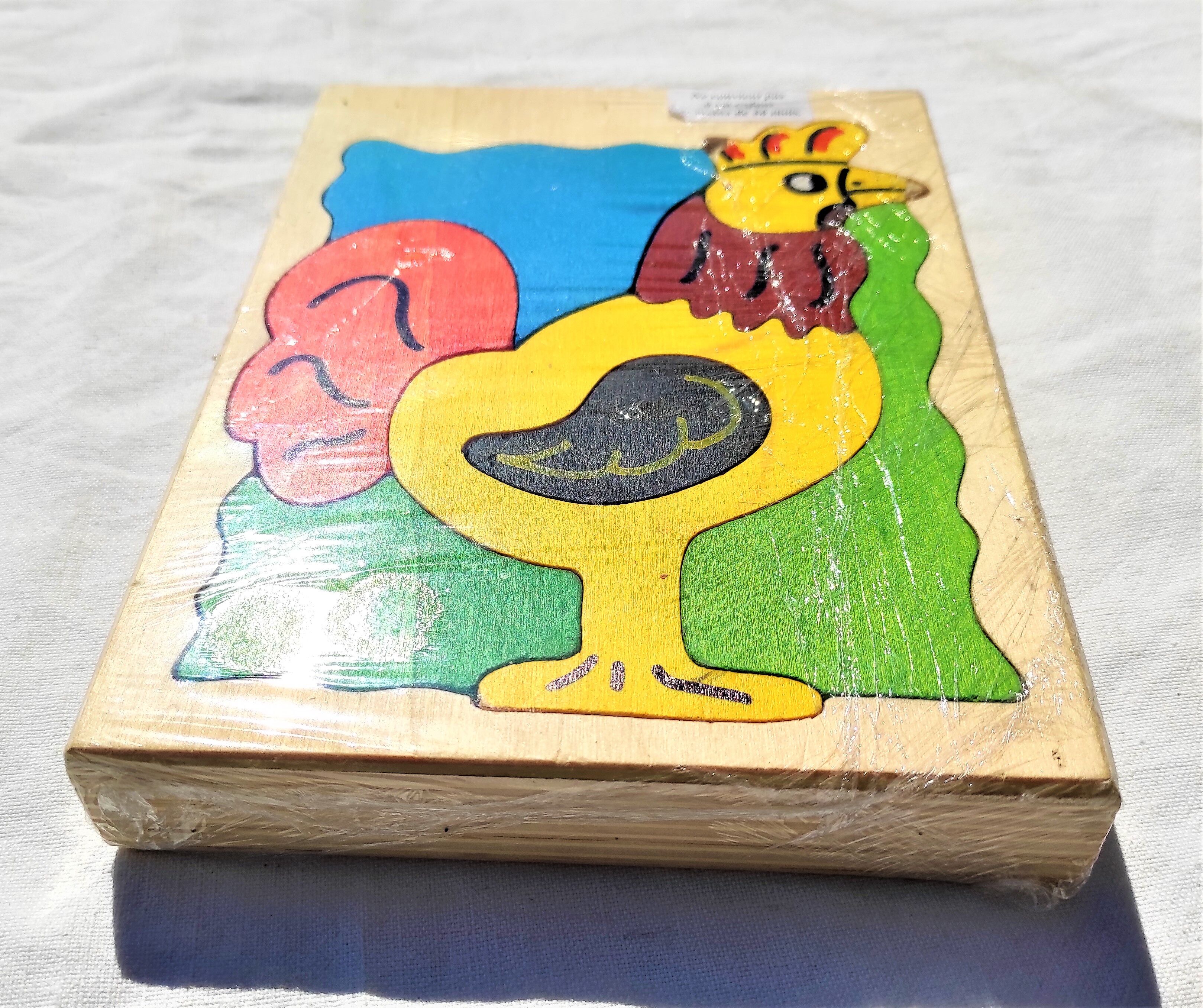Jouet du queyras puzzle le coq graver au fer