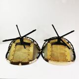 Pair of modernist Balloon armchairs, Germany 1960s.