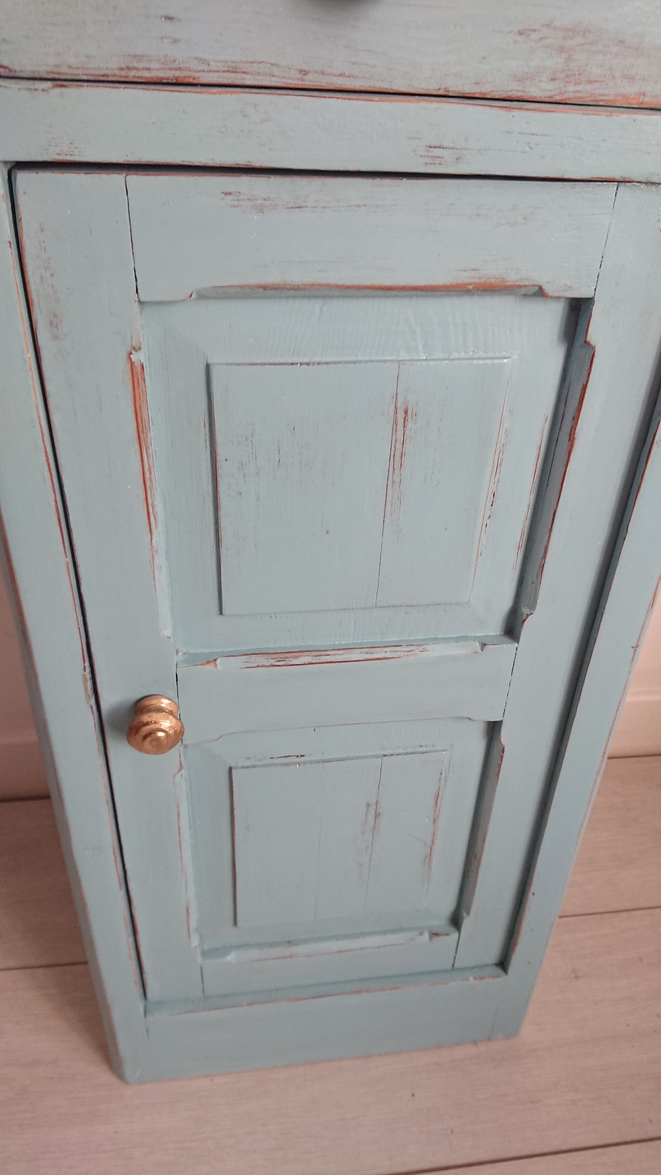 Entrance cabinet jam bar Woodwork sage