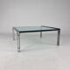 M1 glass coffee table by Hank Kwint for Metaform, 1980s