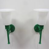 Pair of Scandinavian Luxus wall lamps by Uno and Östen Kristiansson