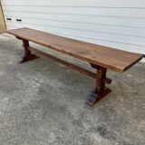 Solid oak bench