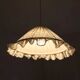 Emilia "tiny flowers" conical pendant light with steering wheel