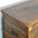 Folk art wedding chest, anno 1852